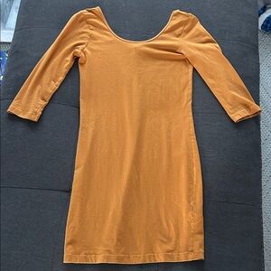 Forever 21 Orange Shirt Long Tunic | Long Orange Shirt | Long Orange Tunic
